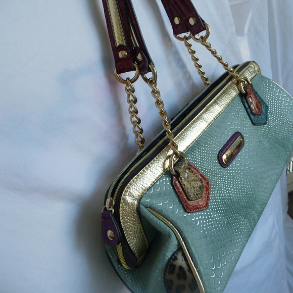 Nicole Lee handbag purse med colorful night out EC - Picture 3 of 8